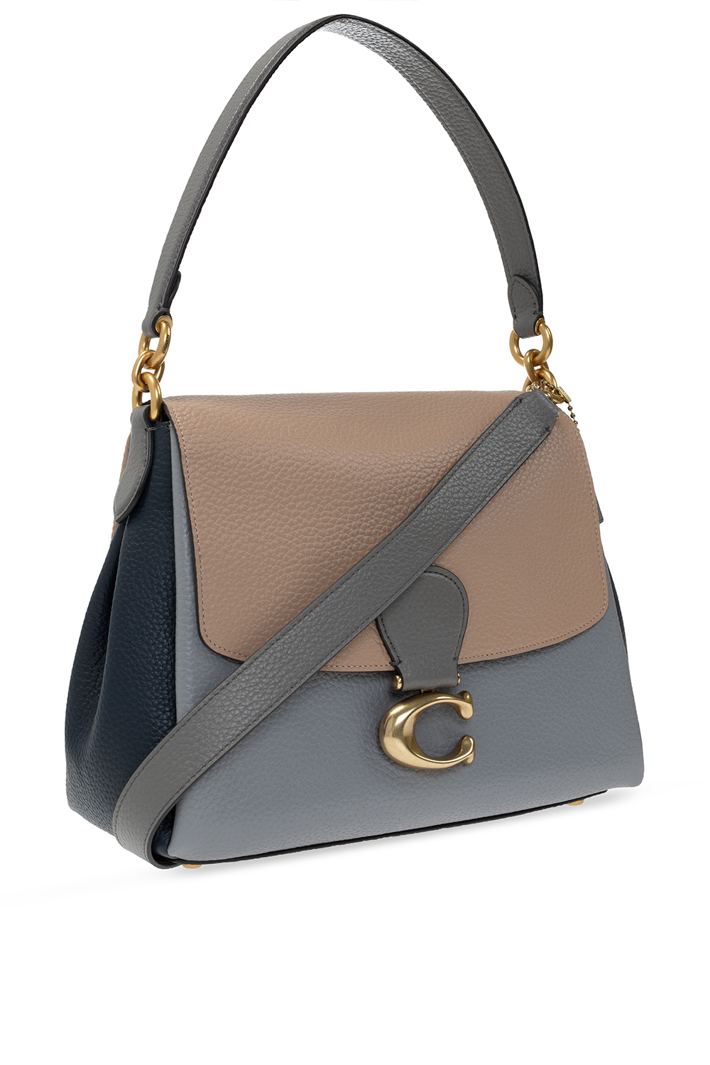 Top Coach May Shoulder Bag In Colorblock